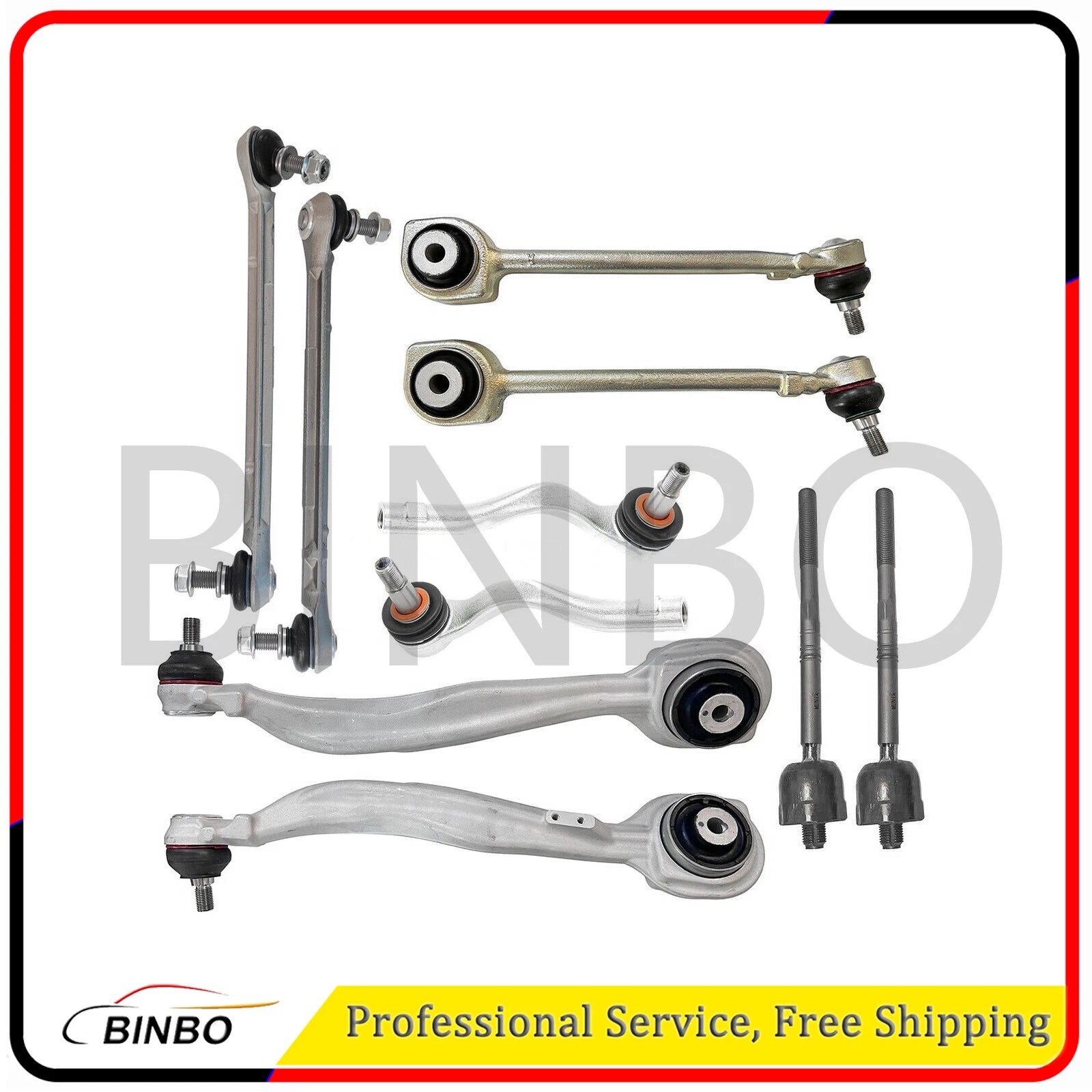 Front Lower Control Arm Ball Joint Suspension 10 pcs for Mercedes W204 C300 AWD 07FC0E-D4 - KOEEK