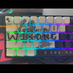 128Keys Black Myth: Wukong Theme PBT Cherry Keycaps for MX Mechanical Keyboard 07FC0E-D4 - KOEEK