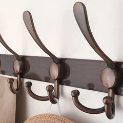 Wall-mounted coat rack - 38 inches long, 10 heavy-duty coat hooks 07FC0E-D4 - KOEEK