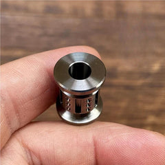 Titanium Alloy Knife Lanyard Bead Paracord Necklace Pendant Bracelet EDC Beads 07FC0E-D4 - KOEEK