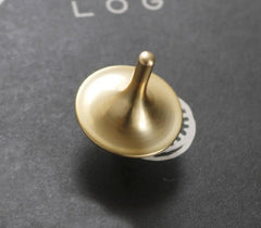 EDC Finger Spinning Top Brass Ceramic Bead Decompression Metal Spinner Toys 07FC0E-D4 - KOEEK