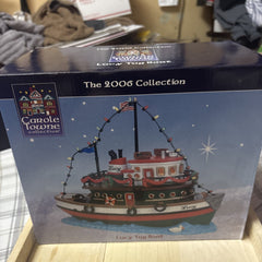 2006 LEMAX LIGHTED “TUGBOAT LUCY” - CAROLE TOWNE COLLECTION - LEMAX - KOEEK