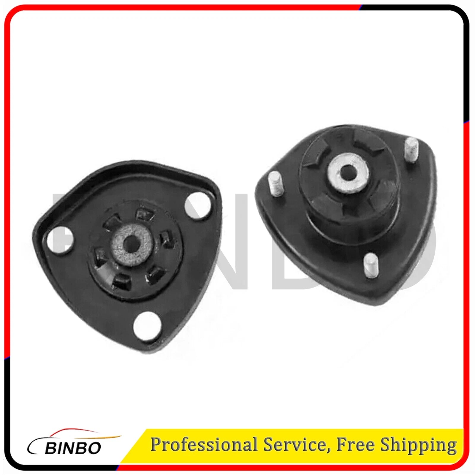 2 Rear Suspension Shock Absorber Mount Set L &R for 00-06 BMW X5 E53 33526773669 07FC0E-D4 - KOEEK