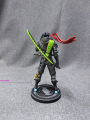 Overwatch Genji Handmade Resin Figure Model Collect w/ Base Fans Toy Gift 20cm 07FC0E-D4 - KOEEK