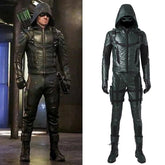 Anime The Green Arrow Season 5 Oliver Queen Cosplay Costume Full Set 07FC0E-D4 - KOEEK