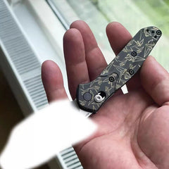 1 Pair TC21 Titanium Alloy Knife Handle Scales for Benchmade 945 Knives 07FC0E-D4 - KOEEK