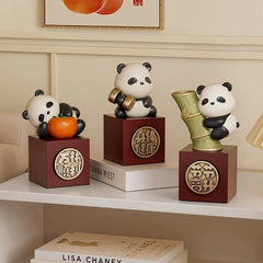 Chengdu Panda Souvenir Healing Department Small Ornament Office Station Desktop 07FC0E-D4 - KOEEK