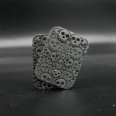 Skull Pattern Fidget Slider Adult Metal Fidget EDC Toys ADHD Tool 07FC0E-D4 - KOEEK