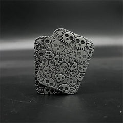 Skull Pattern Fidget Slider Adult Metal Fidget EDC Toys ADHD Tool 07FC0E-D4 - KOEEK