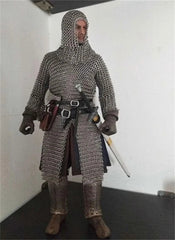 12" Warrior Knight Alloy Body Chain Metals Armour Costume for 1/6 Figure Lot 07FC0E-D4 - KOEEK