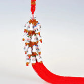 Ceramic Cat Car Hanging Ornament Rearview Mirror Car Interior Accessory 07FC0E-D4 - KOEEK