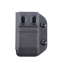 Tactical Carrier IWB/OWB Magazine Holster w/Quick Clip For 9mm/.40 Double Stack 07FC0E-D4 - KOEEK