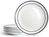 Ceramic Dinner Plates Set Of 6,10.5'' Kitchen Dish Set, Round Porcelain Tablewar 07FC0E-D4 - KOEEK