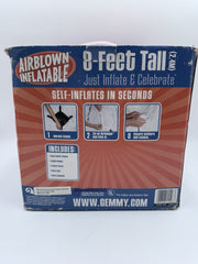 Gemmy Airblown 8 FT - INFLATABLE SNOWMAN LIGHT UP CHRISTMAS GEMMY - KOEEK