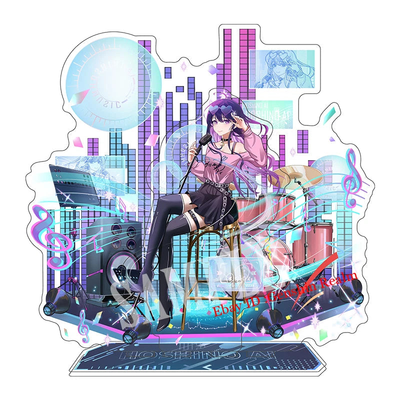 Anime OSHI NO KO Hoshino Ai Acrylic Desktop Stand Figure Collection Decor 07FC0E-D4 - KOEEK