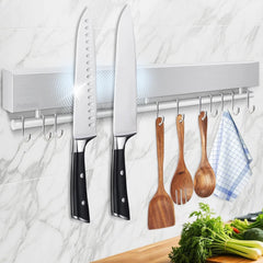 17 Inch Magnetic Knife Holder for Wall - Stainless Steel Magnetic Strip No Drill 07FC0E-D4 - KOEEK