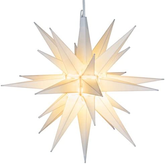 21" Large Warm White LED Moran Star - Hanging Outdoor Christmas Light - Use a 07FC0E-D4 - KOEEK