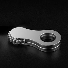 Stainless Steel Gear Ring Fidget Spinner Adult ADHD Hand Spinner EDC Fidget Toys 07FC0E-D4 - KOEEK