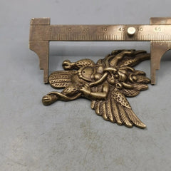 Tibetan Ritual Garuda Pendant Amulet Brass Bird Necklace Collectible 07FC0E-D4 - KOEEK
