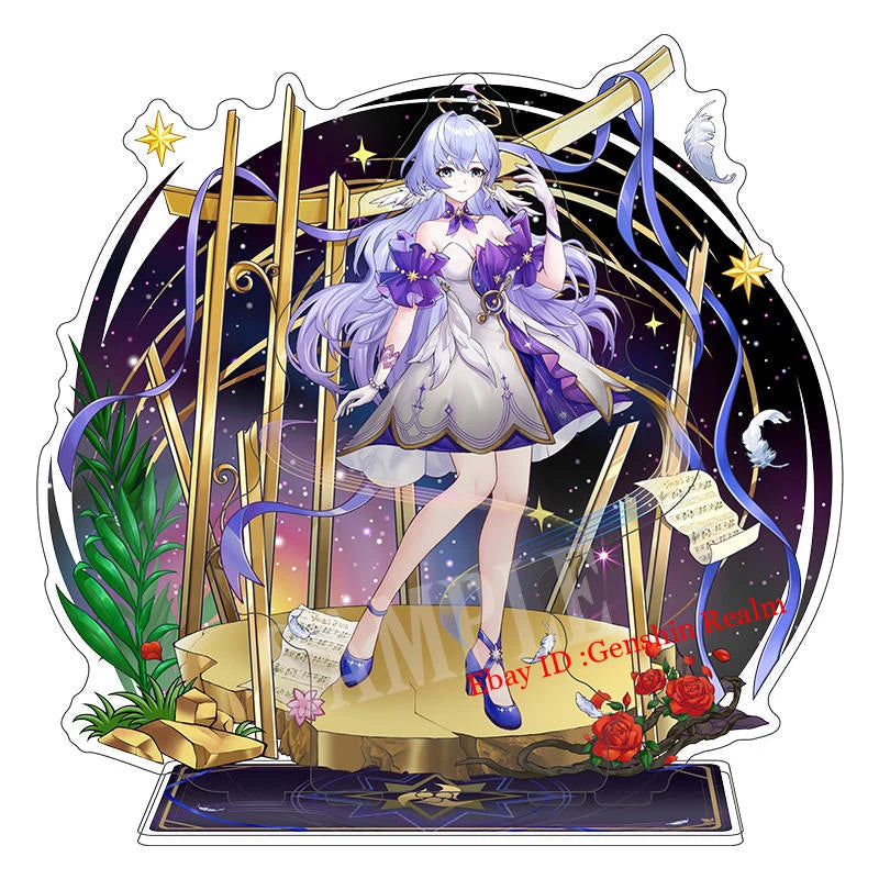 Anime Honkai: Star Rail Robin Acrylic Desktop Stand Figure Collection Deco Gift 07FC0E-D4 - KOEEK