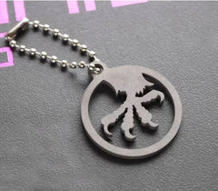 TC4 EDC Titanium Alloy Keychain Necklace PIN Pendant Backpack Decorative Tool 07FC0E-D4 - KOEEK