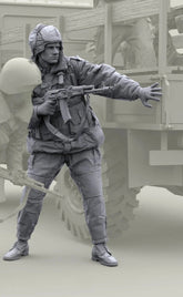 1/16 Resin Figure Model Kit Russian Internal Troops Unassembled Unpainted 07FC0E-D4 - KOEEK