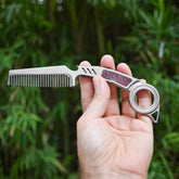 TC21 Titanium alloy Comb EDC Fidget Toy Multi Tool Lightweight Durable 07FC0E-D4 - KOEEK