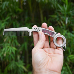 TC21 Titanium alloy Comb EDC Fidget Toy Multi Tool Lightweight Durable 07FC0E-D4 - KOEEK