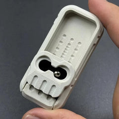EDC Fidget Slider Minimalist 3D Plastic Mechanical 2-in-1 Fidget Toys Gift 07FC0E-D4 - KOEEK