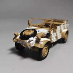 1:43 WWII German VW82 Kubelwagen Military Jeep Diecast Model Wehrmacht Display 07FC0E-D4 - KOEEK