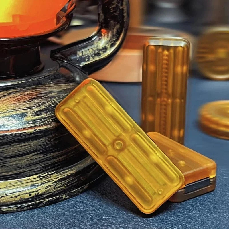 Amber PEI Mechanical Fidget Slider EDC Fidget Toys Fun Stress Relief Toy 07FC0E-D4 - KOEEK