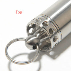 Solid Metal Outdoor Camping Survival EDC Multi Tool Waterproof Medicine Pill Box 07FC0E-D4 - KOEEK