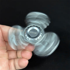 Three Leaf Gear Metal Fidget Spinner Adult EDC Fidget Toys ADHD Hand Spinner Toy 07FC0E-D4 - KOEEK