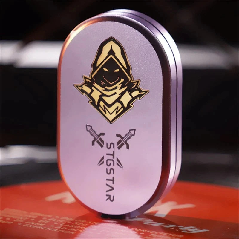 Cool Assassin Pattern EDC Fidget Slider Alloy Mechanical Fidget Toys Relaxation 07FC0E-D4 - KOEEK