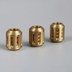 Solid Brass Knife Lanyard Bead Necklace Paracord Pendant Bracelet EDC Charm DIY 07FC0E-D4 - KOEEK