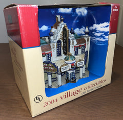 Lemax 2004 Village Old Pacific Theater Lighted Ceramic Christmas Building LEMAX - KOEEK