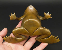 Chinese Feng Shui Brass Carved Money Frog Statue Toad Wealth Decor 07FC0E-D4 - KOEEK