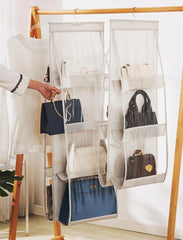 2-piece hanging storage bag Dimensions: 45.7 L x 14.1 W (2 light gray) 07FC0E-D4 - KOEEK