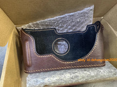 Handmade Leather Camera Half Case Protective Cover for Leica M3 07FC0E-D4 - KOEEK