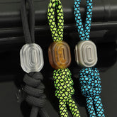 PC PEI Titanium Knife Bead Keychain Pendant Lanyard Paracord DIY EDC Accessories 07FC0E-D4 - KOEEK