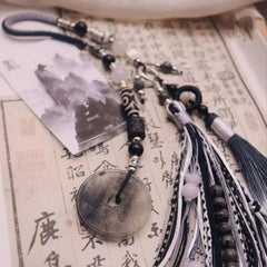 Tibetan Tassel Hanging Pendant Woven Car Decoration 07FC0E-D4 - KOEEK