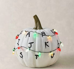 Stranger Things Light Up Pumpkin Christmas Lights Halloween Decoration Hawkins 07FC0E-D4 - KOEEK