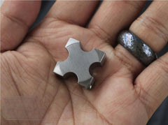 Titanium Alloy Cross Shape Knife Lanyard Bead Paracord Necklace Pendant EDC DIY 07FC0E-D4 - KOEEK