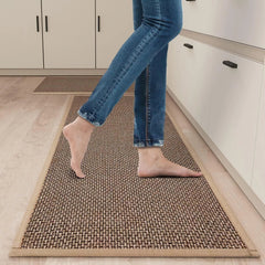Kitchen Mat Set of 2 PCS, Cushioned Non Slip Rugs for Kitchen Floor, Absorbent 07FC0E-D4 - KOEEK