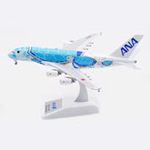 Ation 1/400 Ana Airbus A380 JA381A Blue Sea Turtle Aircraft Model Collect AVIATION - KOEEK
