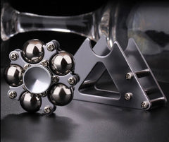 Stainless Steel Hand Twisting Spinning Top Gyro Gyroscope Spinner Top Toys 07FC0E-D4 - KOEEK