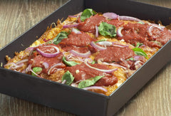 10 x 14-inch Detroit-style pizza pan Made in the USA Hard anodized finish 07FC0E-D4 - KOEEK