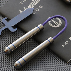 Titanium Begleri Fidget Toy Finger Skill Exercise Paracord Stress Worry Bead Toy 07FC0E-D4 - KOEEK