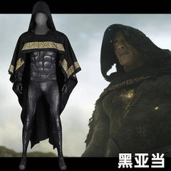 Black Adam Teth-Adam Bodysuit Cosplay Costume Suit Outfit Cloak Halloween 07FC0E-D4 - KOEEK