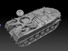 3D Printing 1/72 Soviet BTR-ZD ZU-23-2 tank Model Unpainted 07FC0E-D4 - KOEEK